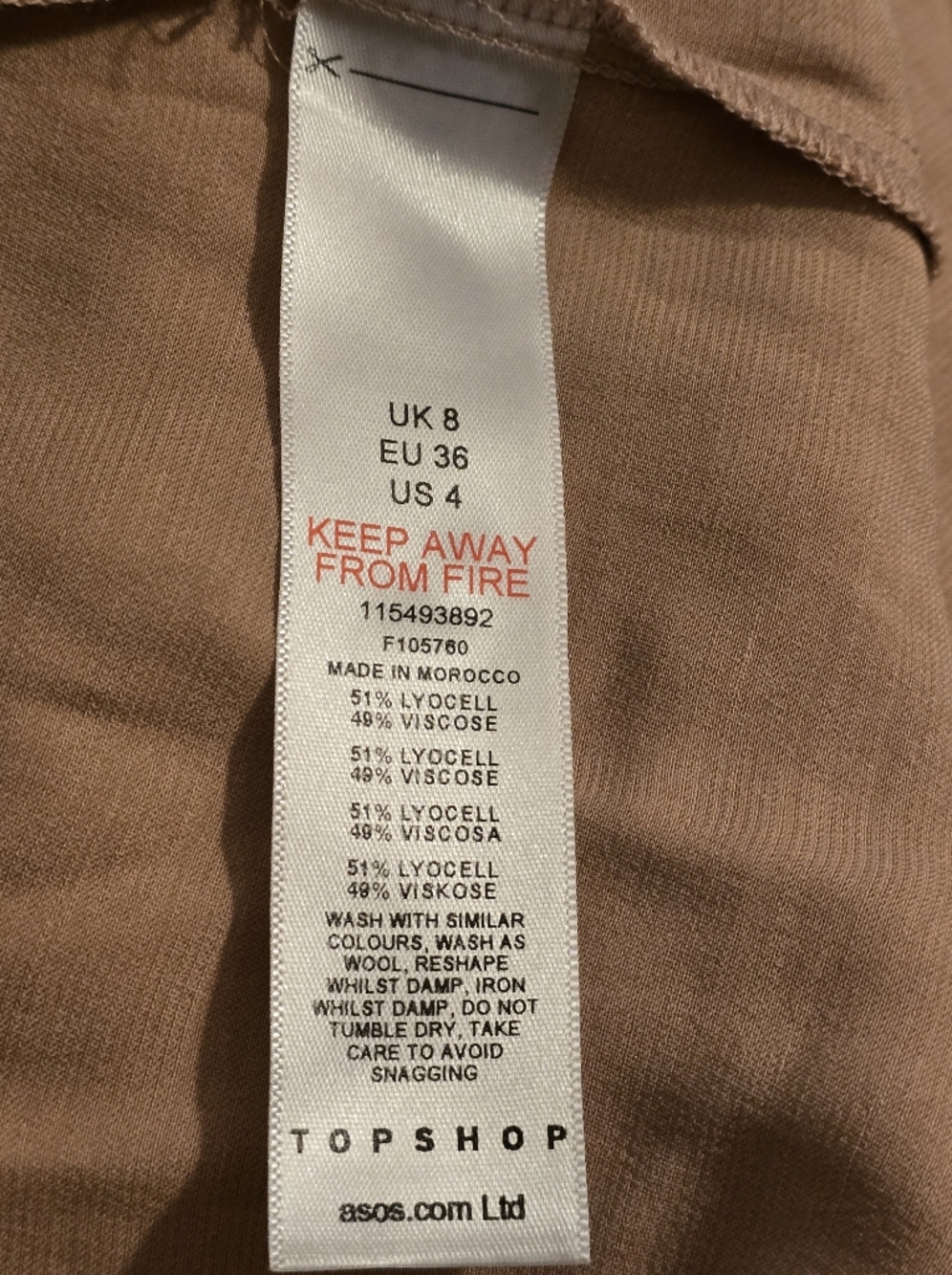 Topshop Blush Halter Maxi Dress with Front Slit Size 4 Lyocell, Viscose NWT - Picture 15 of 17